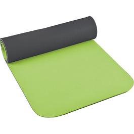 Гімнастичний килимок top | vit® 190x60x1,5 см, без латексу, нековзкий, міцний, для фітнесу, яблучний/антрацит