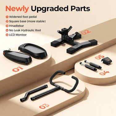 Сходи для тренувань Sportsroyals – степпер з тросами для тренування ніг, рук та сідниць, для дому та офісу