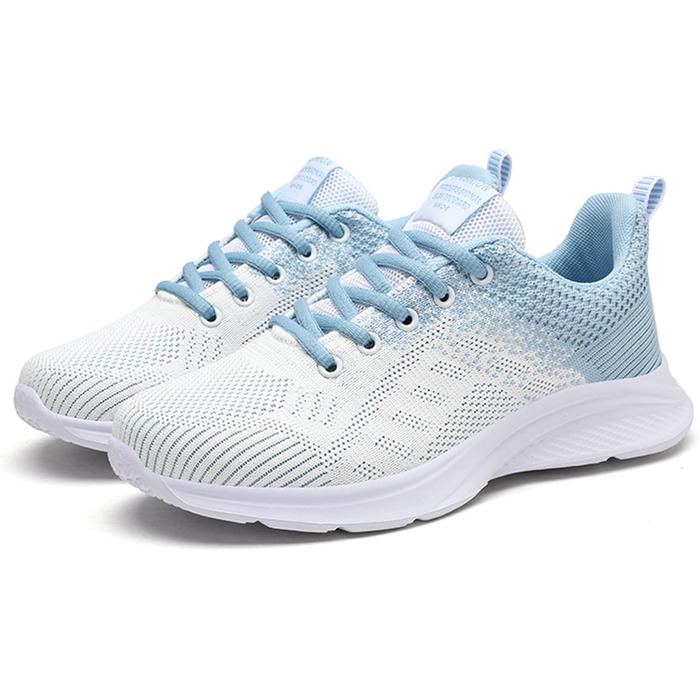 Спортивні кросівки для чоловіків та жінок. Підходять для бігу, фітнесу, прогулянок та активного відпочинку. Розміри 35-45 EU, колір блакитний.