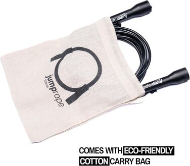 Скакалка для змагань SPEED CHAMPION (діаметр 5 мм, довжина 3.0 м, регульована) чорно-чорна