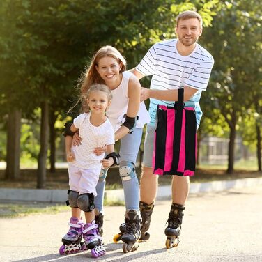 Сумка для роликових ковзанів та ковзанів, рожева: для дорослих та дітей, з регульованими ременями