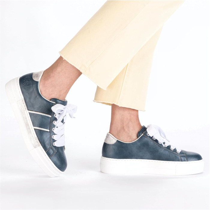 Кросівки жіночі Rieker N4902 сині (36 EU) - зручне взуття для міста