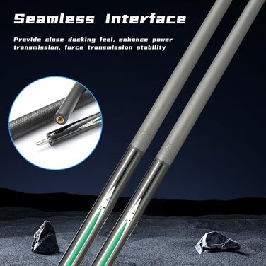 Кю для більяру (більярду) Crown ME з карбону, 20oz, CC03FD