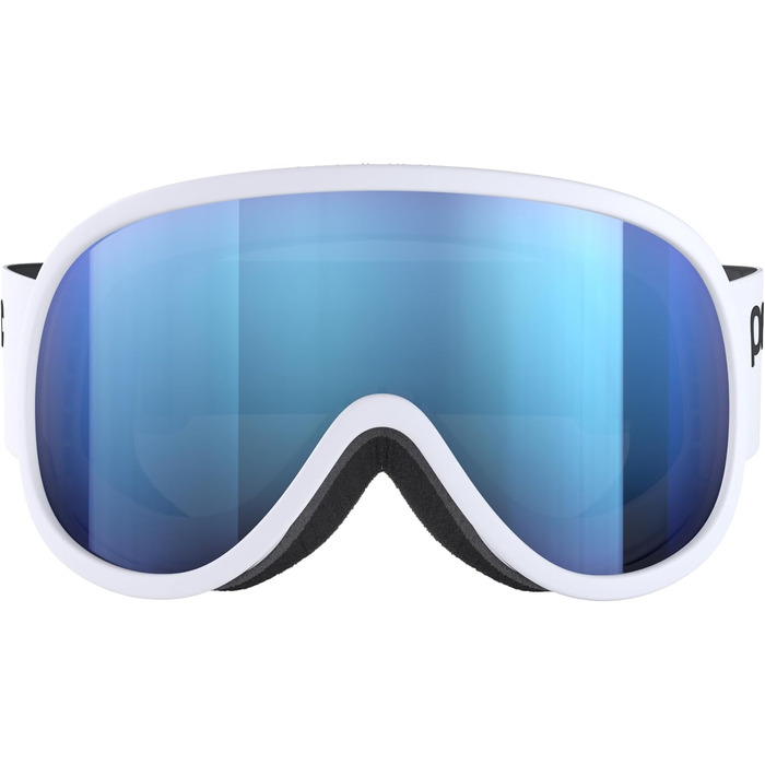 Лижна маска POC Retina Mid – максимальне поле зору та точність для катання у високогір'ї, біло-блакитна