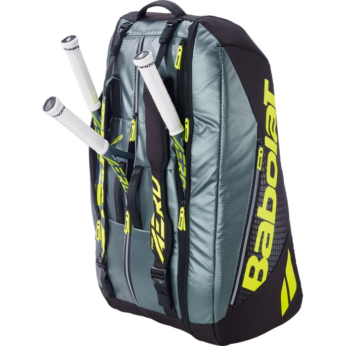 Ракетка для тенісу Babolat Pure Aero RH x6 - Сіро-чорно-жовта (Metallic Grau/Schwarz/Fluo Gelb)