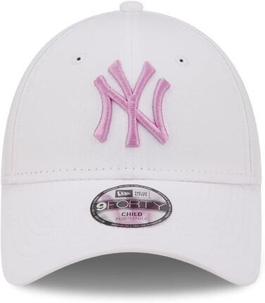 Дитяча бейсболка New Era New York Yankees 9Forty 940Kids-Yankees-White - рожева, 6-12 років