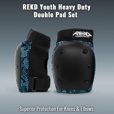 Захисний комплект Rekd Youth Heavy Duty Double Pad для скейтборду, унісекс, для дорослих