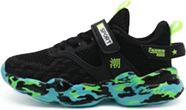 Зручні спортивні кросівки для ходьби та бігу, розмір 33.5 EU, зелені