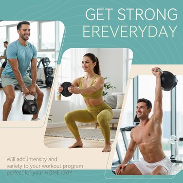 Кетлбел регульований 7-в-1, 10 кг, для дому, чорний | Набір гантелей-кетлбелів для фітнесу | Спортивне обладнання для дому