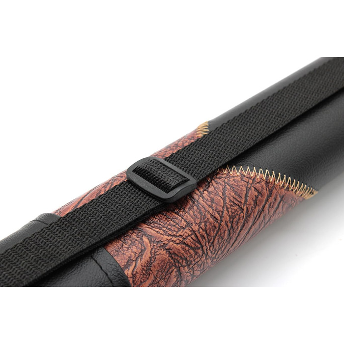 Чохол для бильярдної кістки Köcher, Cue Player II, 82 см, чорний - бронзовий