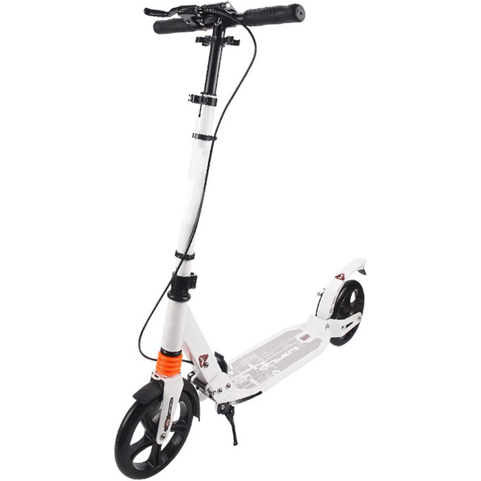 Самокат Vinnyooc Kickscooter складаний, з ручним гальмом, для дітей і дорослих, міський, колеса 200 мм, регульована висота