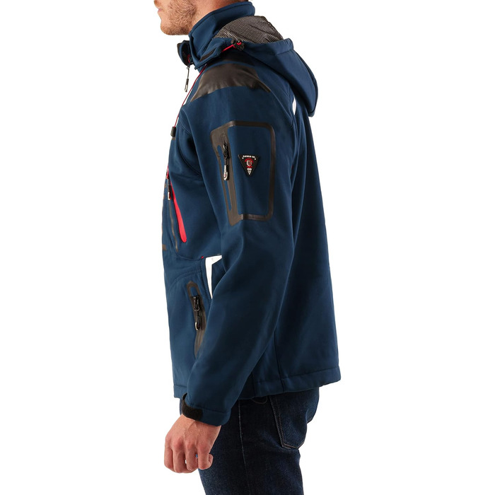 Softshell куртка Geographical Norway Tangata Herren, червона (S) – функціональне outdoor одяг