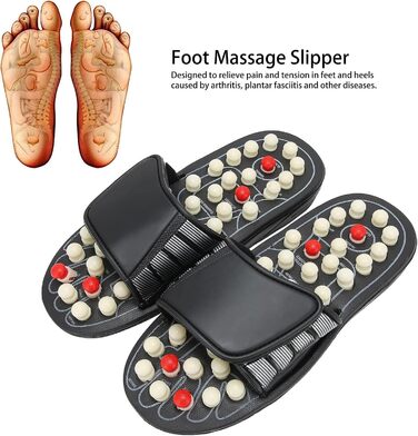 Масажер для ніг TOPINCN, тапочки, пластик, акупресура, масаж ніг, рефлексологія, зняття стресу, акупресура, тапочки, подарунок 38-39