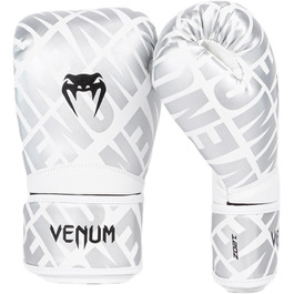 Боксерські рукавички Venum Contender White/Silver 14 Oz, 1.5 XT