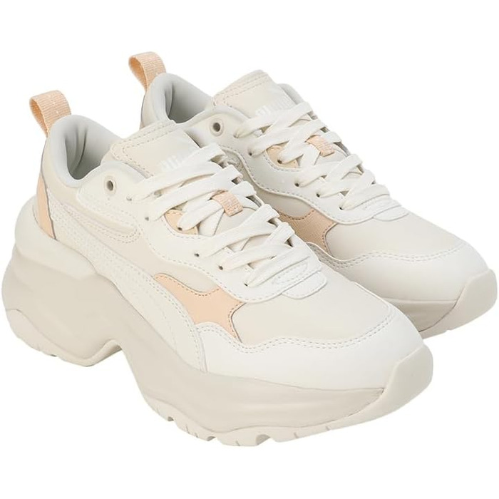Жіночі кросівки PUMA CiliaTurnschuh, 38 EU, Alpine Snow Frosted Ivory Cashew