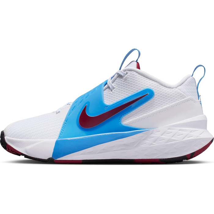 Кросівки баскетбольні Nike Team Hustle D 12 (36.5 EU) білі, червоні, сині