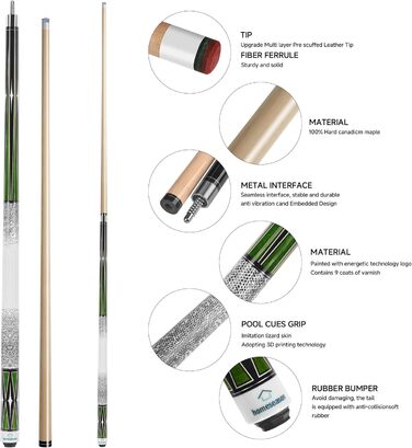 Кю HomeSeason 58'' для більярду з чохлом