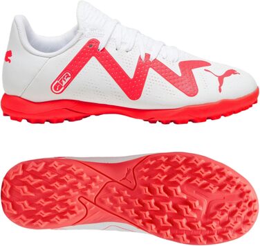 Дитячі футбольні бутси PUMA для унісекс (33 EU, біло-червоні)