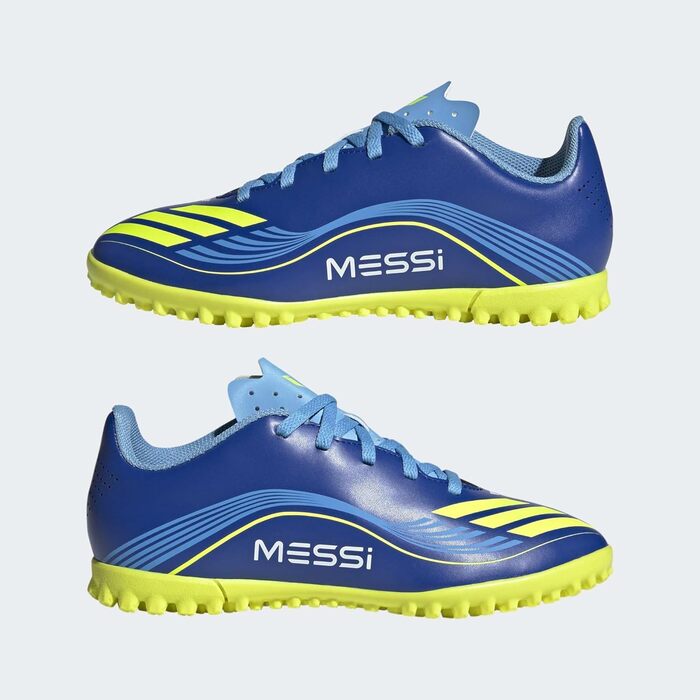 Дитячі футбольні бутси adidas F50 Messi Club Turf (37 EU, Синій)
