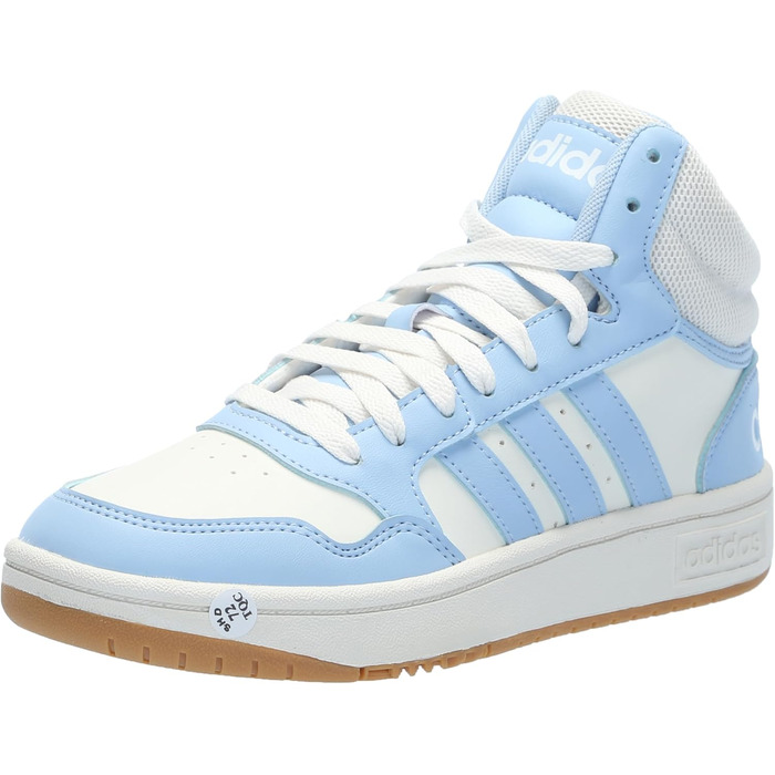 Кросівки Adidas Hoops 3 чоловічі білі, сірі, Cloud White, Gum (40 EU)