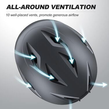 Шолом для сноуборду та лиж Odoland з маскою: захист UV 400, чорний + помаранчевий, розмір L (60-61 см)