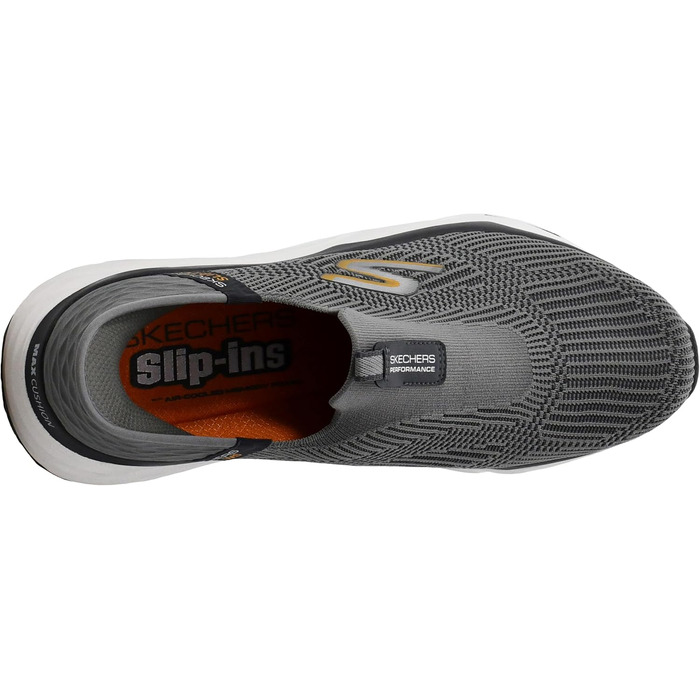 Чоловічі шльопанці Skechers Performance Max Cushioning - сірі (44 EU)