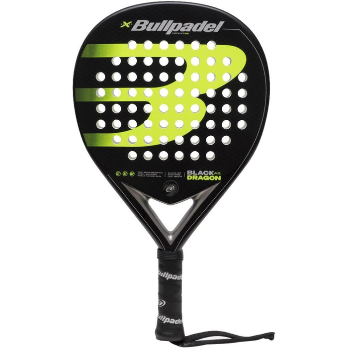 Ракетка для бадмінтону Bullpadel Black Dragon 4.0