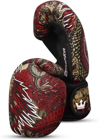 Боксерські рукавички Buddha Fight Wear Dragon - для тренувань та спарингу, Муай Тай, кікбоксинг, фітнес, чоловічі та жіночі, різні кольори, вага 300/350/360 г