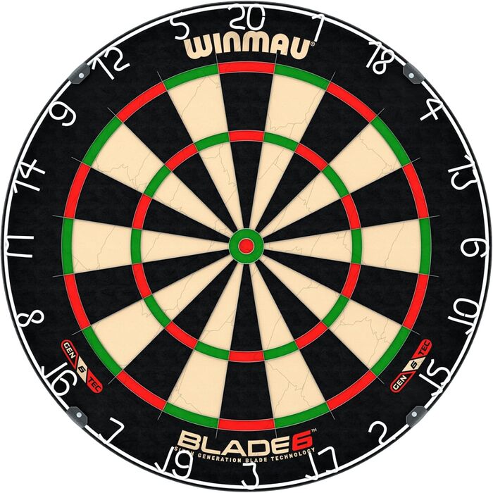 Дротиковий щит WINMAU Blade 6 професійний, сизаль, офіційна турнірна дошка PDC