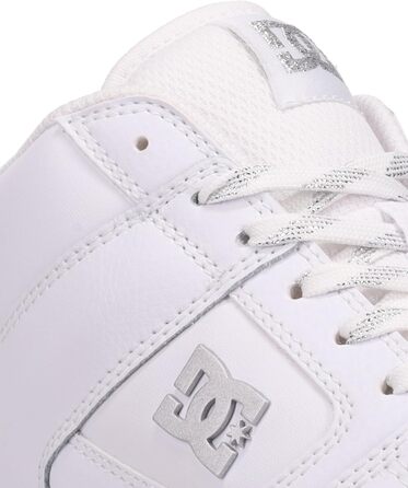 Кросівки DC Shoes Manteca 4 Mid для жінок, білий/сріблястий, 37.5 EU