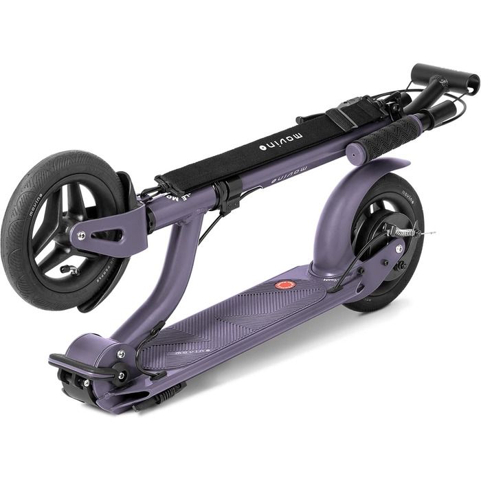 Самокат трюковий Movino Roller Air фіолетовий, складаний, для підлітків та дорослих, з великими пневматичними колесами та регульованим кермом