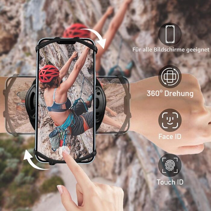 Спортивний браслет для телефону Sportarmband R2X (S-M) для iPhone та Android 4-6.5