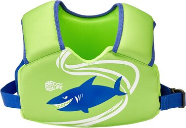BECO-Sealife: Дитяча жилетка для плавання, 2–6 років, 15–30 кг, зелена