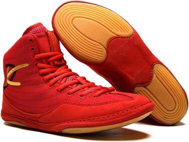 Боксерські черевики для боротьби та боксу, чоловічі, жіночі, дитячі, 43 EU, червоні