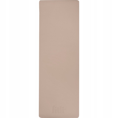 Фітнес-килимок Fitli протиковзкий, бежевий, TPE, 183x61 см