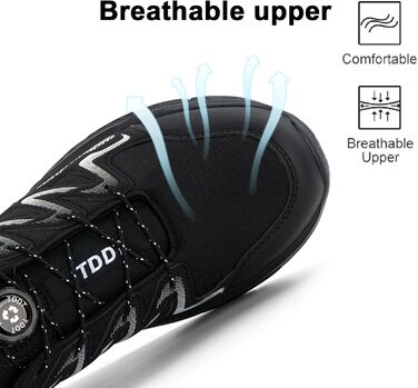 Кросівки для чоловіків та жінок, спортивні, для бігу та трейлраннінгу, чорного кольору, розміри EU 37-47 (J1 Schwarz Weiss, 41 EU)