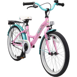Дитячий велосипед BIKESTAR для дівчат, 20 та 24 дюйми, від 6 і 9 років, легка рама, безпечний, німецька якість