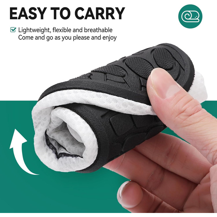 Чоботи для плавання та водних видів спорту: легкі, швидковисихаючі, з антиковзким покриттям (42 EU, білий)