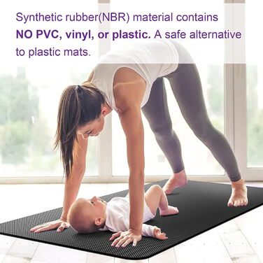 Захисний килимок під бігову доріжку та велотренажер, прогумований килим для фітнес-обладнання (120x60 см)