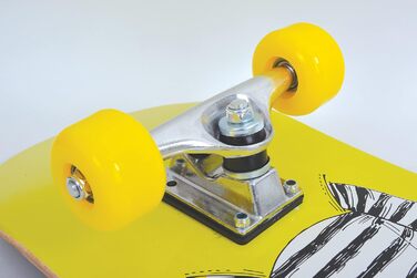 Скейтборд Schildkröt Kicker 31' для початківців, 9-шарове кленове дерево, подвійний кіктейл, ABEC5, зелений малюнок Green Dog