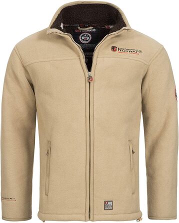 Чоловіча куртка Geographica Norway Steppjacke - тепла зимова куртка-анорак для активного відпочинку, катання на лижах та сноуборді (XXL, Ubolt Camel)