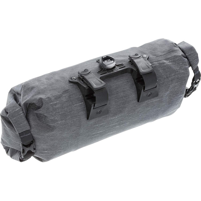 Велосумка на кермо EVOC HANDLEBAR PACK BOA, 2,5/5 л, водонепроникна, з BOA FIT SYSTEM, швидкий доступ з обох боків, карбонова сіра, для велосипеда