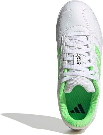 Дитячі футбольні залажні кросівки Adidas Super Sala Competition III, 30 EU, біло-чорні