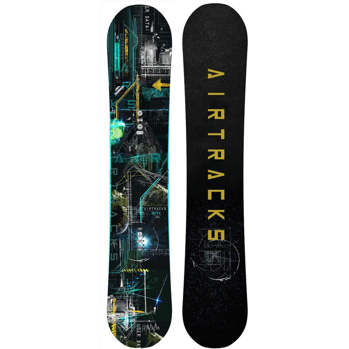 Сноуборд Airtracks для чоловіків Freestyle/Freeride Wide Flat Rocker 160 см