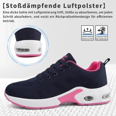 Жіночі кросівки для бігу та ходьби: дихаючі, з амортизацією, неслизькі, для залу та вулиці. Розмір 40 EU.