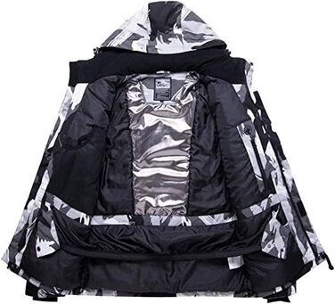 Комплект зимового костюма для чоловіків Hotian: куртка та штани для катання на лижах, сноуборді та прогулянок