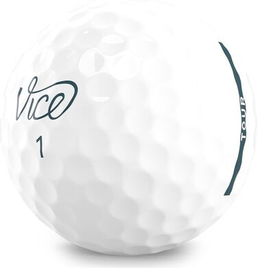 Гольф-м'ячі Vice Golf Tour White 2020, 12 шт., білий, екстра спін, м'які, для аматорів