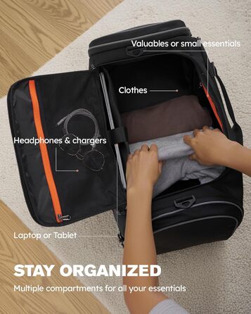 Спортивна сумка Tolaccea з відділенням для взуття та мокрого одягу, 47L, чорна. Ідеальна для фітнесу, тренувань, басейну та подорожей