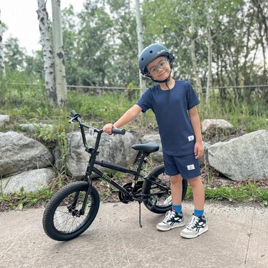 Дитячий велосипед cubsala у стилі BMX, 12/16 дюймів, з додатковими колесами, V-гальмо, для хлопчиків і дівчаток 1–8 років, різні кольори