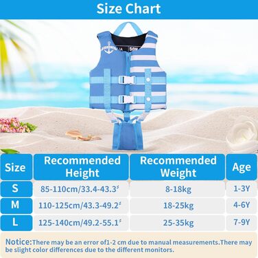 Дитяча куртка для плавання PROTAURI з неопрену, 2-9 років, 50N